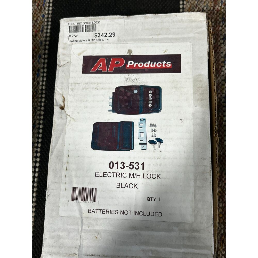 Direct replacement for standard motorhome entrance door lock AP Products